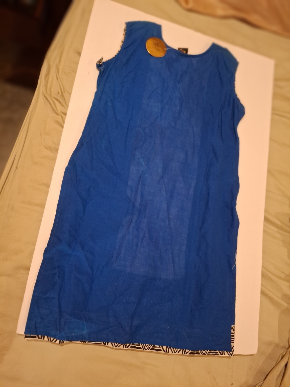 Boho Sleeveless Embroidered Medallion Dress - Picture 14 of 14